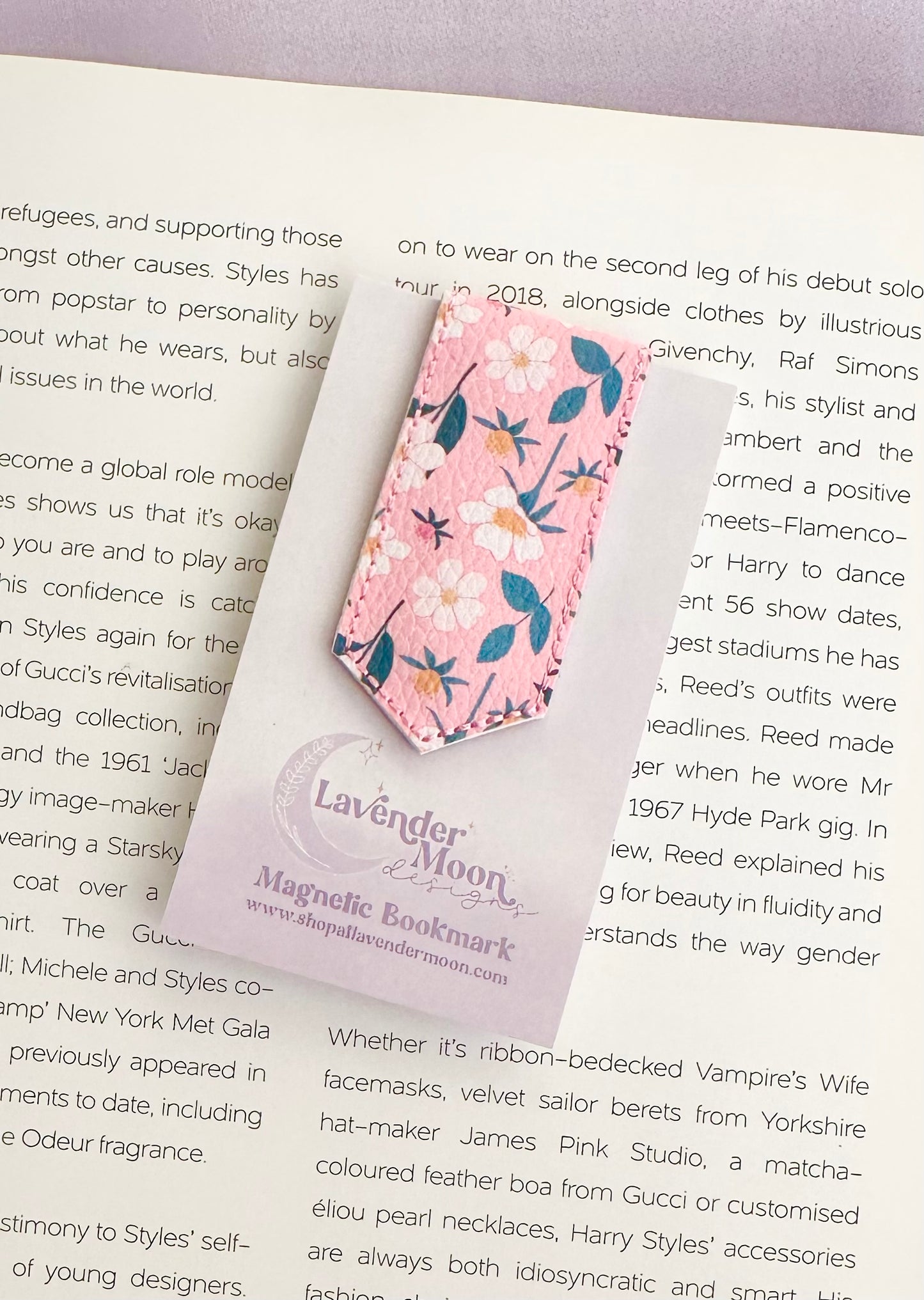 Free Spirit Florals Magnetic Bookmark