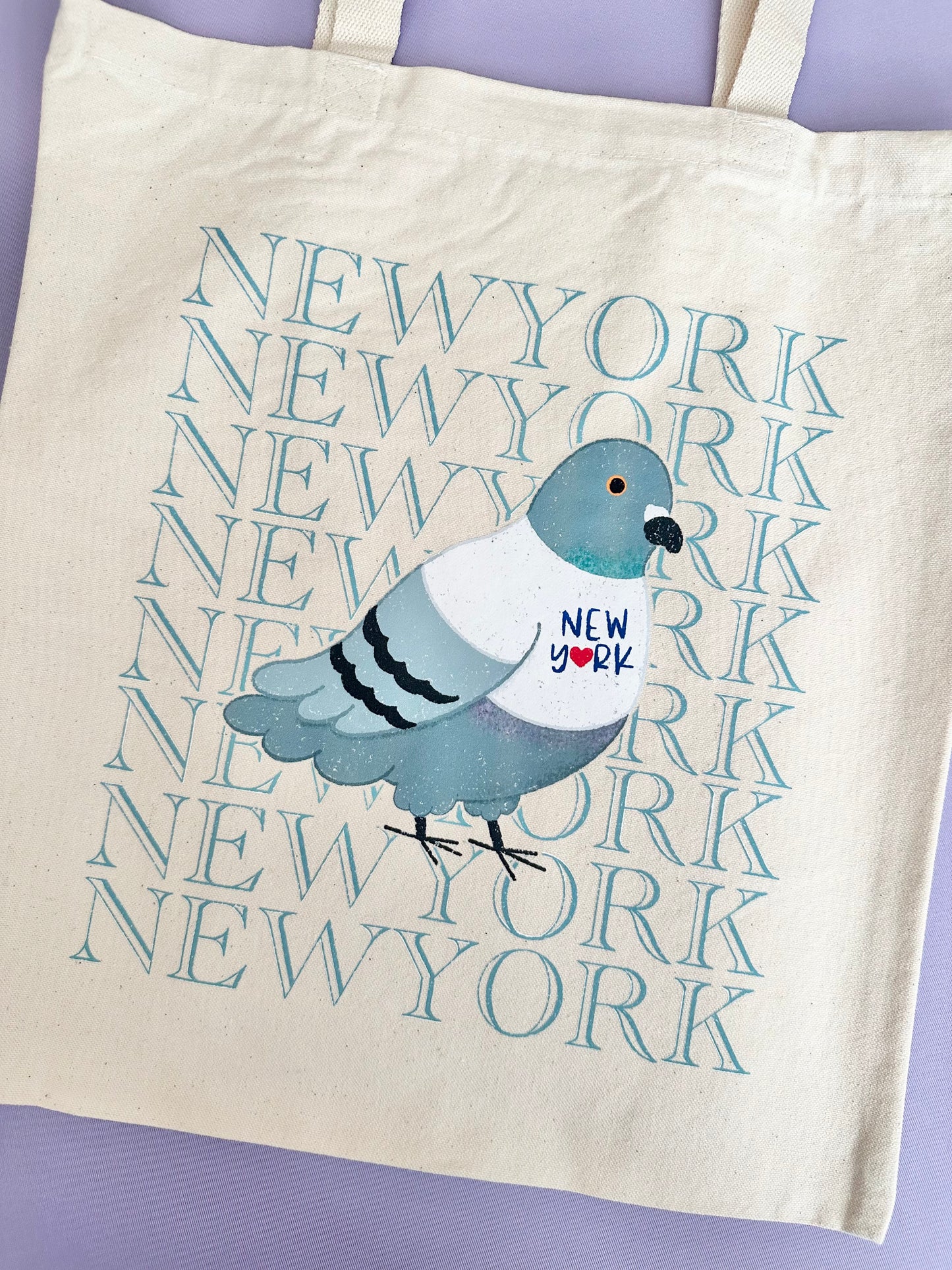 New York Pigeon Tote Bag