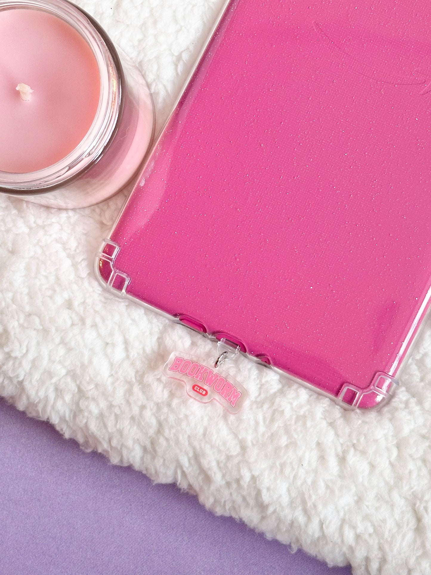 Bookworm Club Acrylic e-Reader Charm