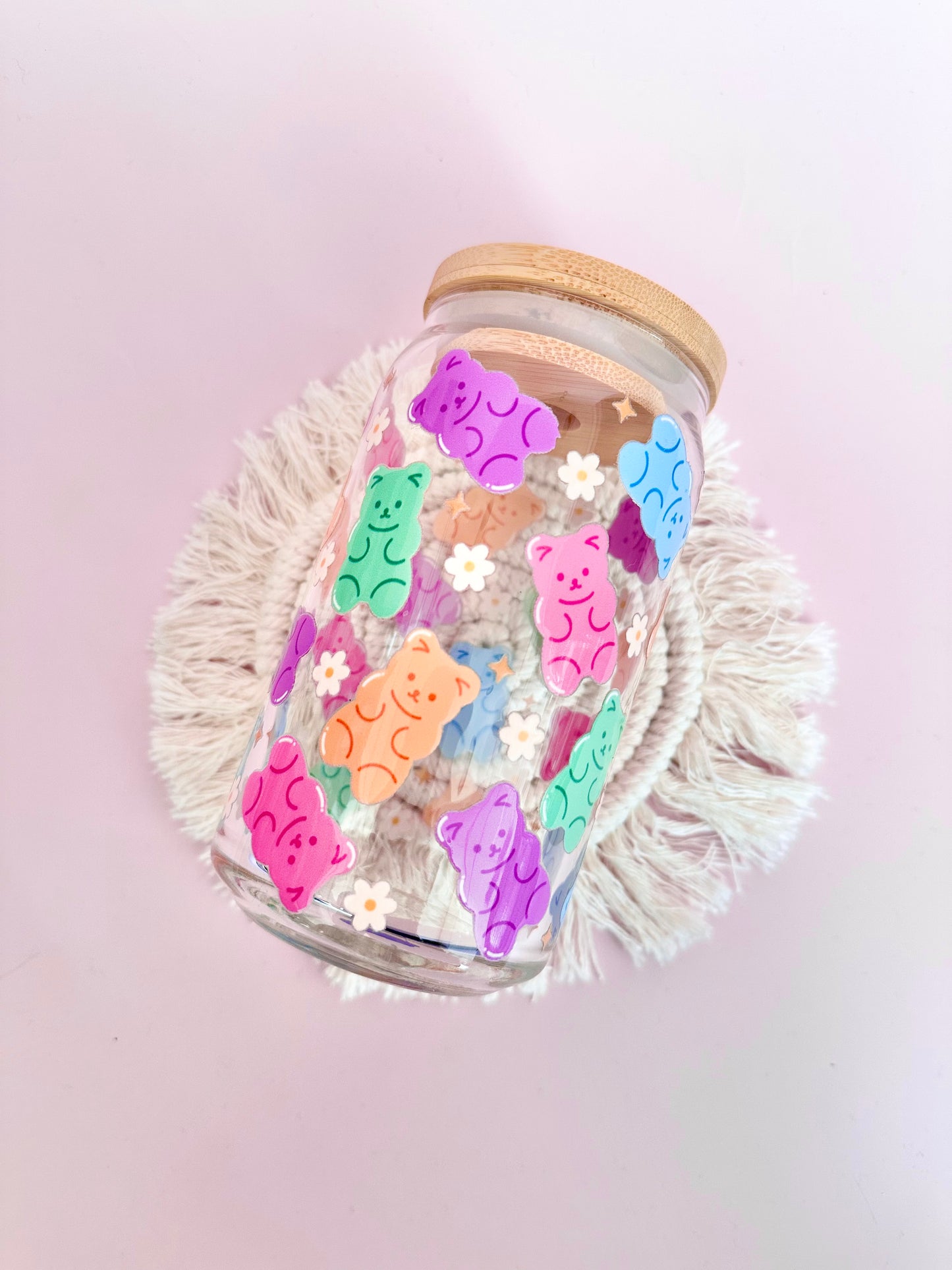 Gummy Bears Glass Cup
