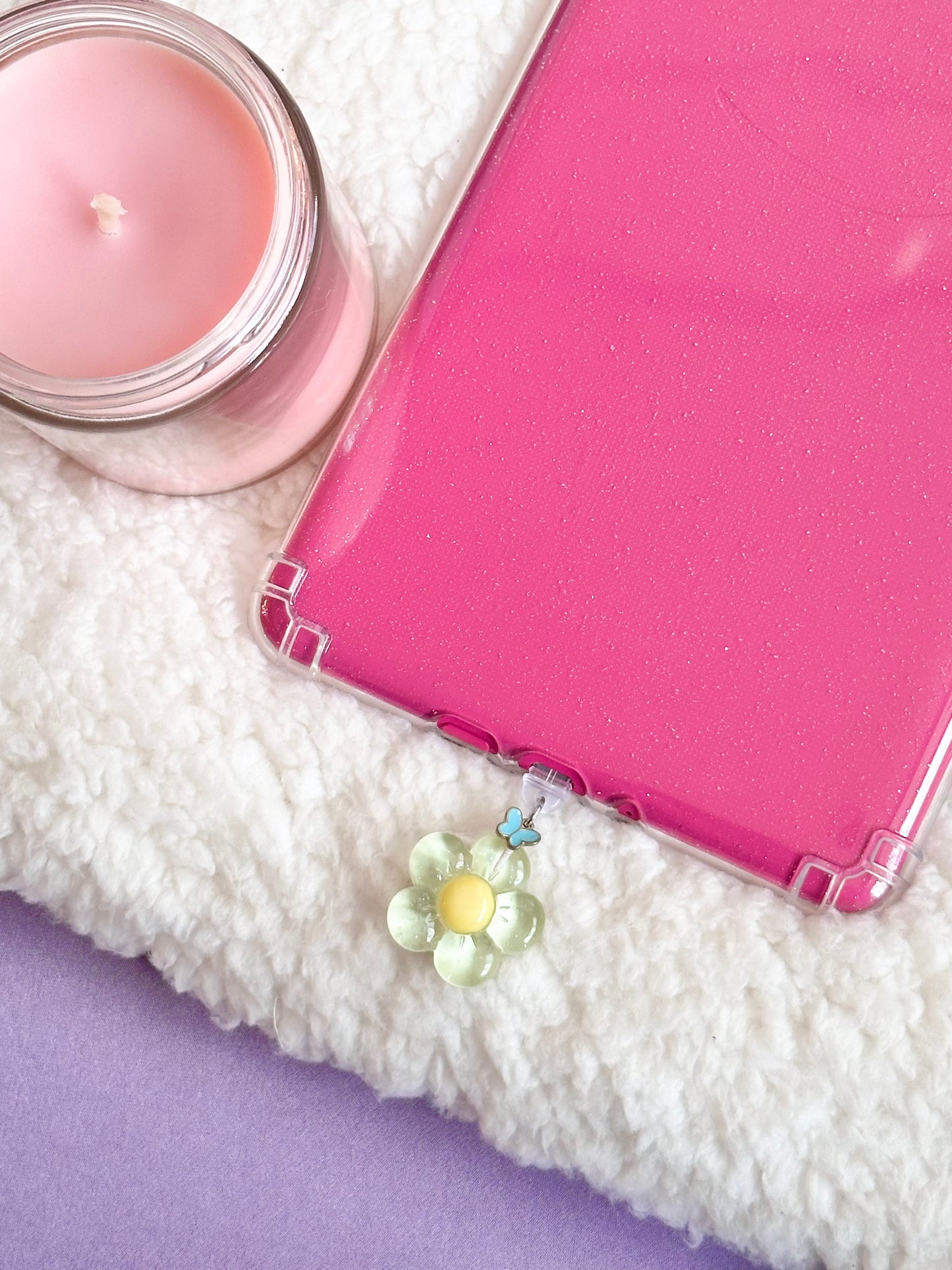 Green Daisy e-Reader Charm