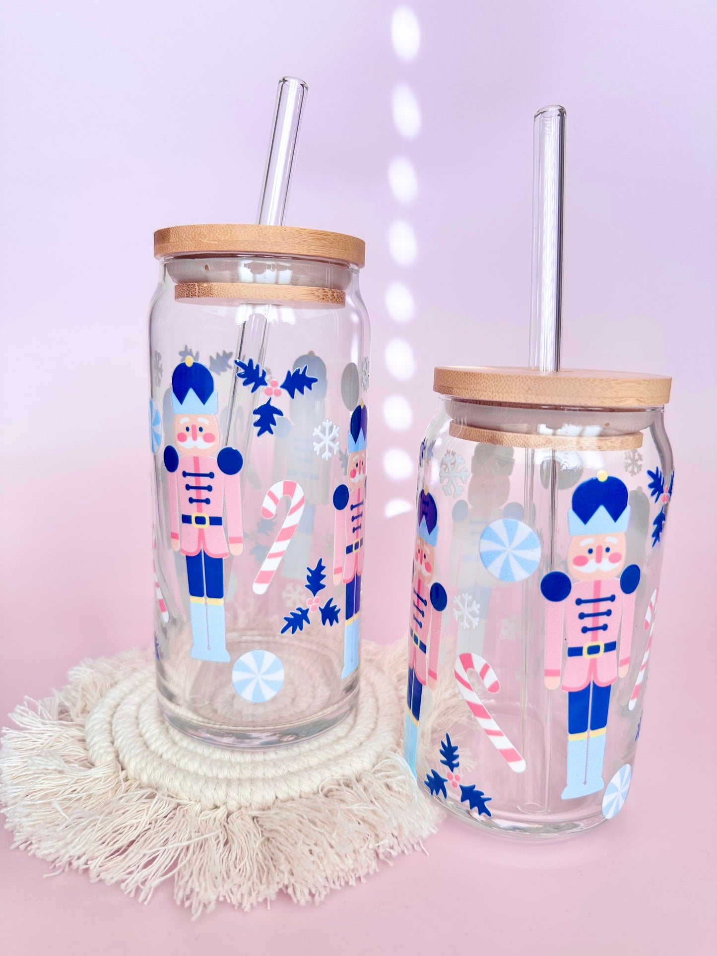 Nutcracker Glass Cup