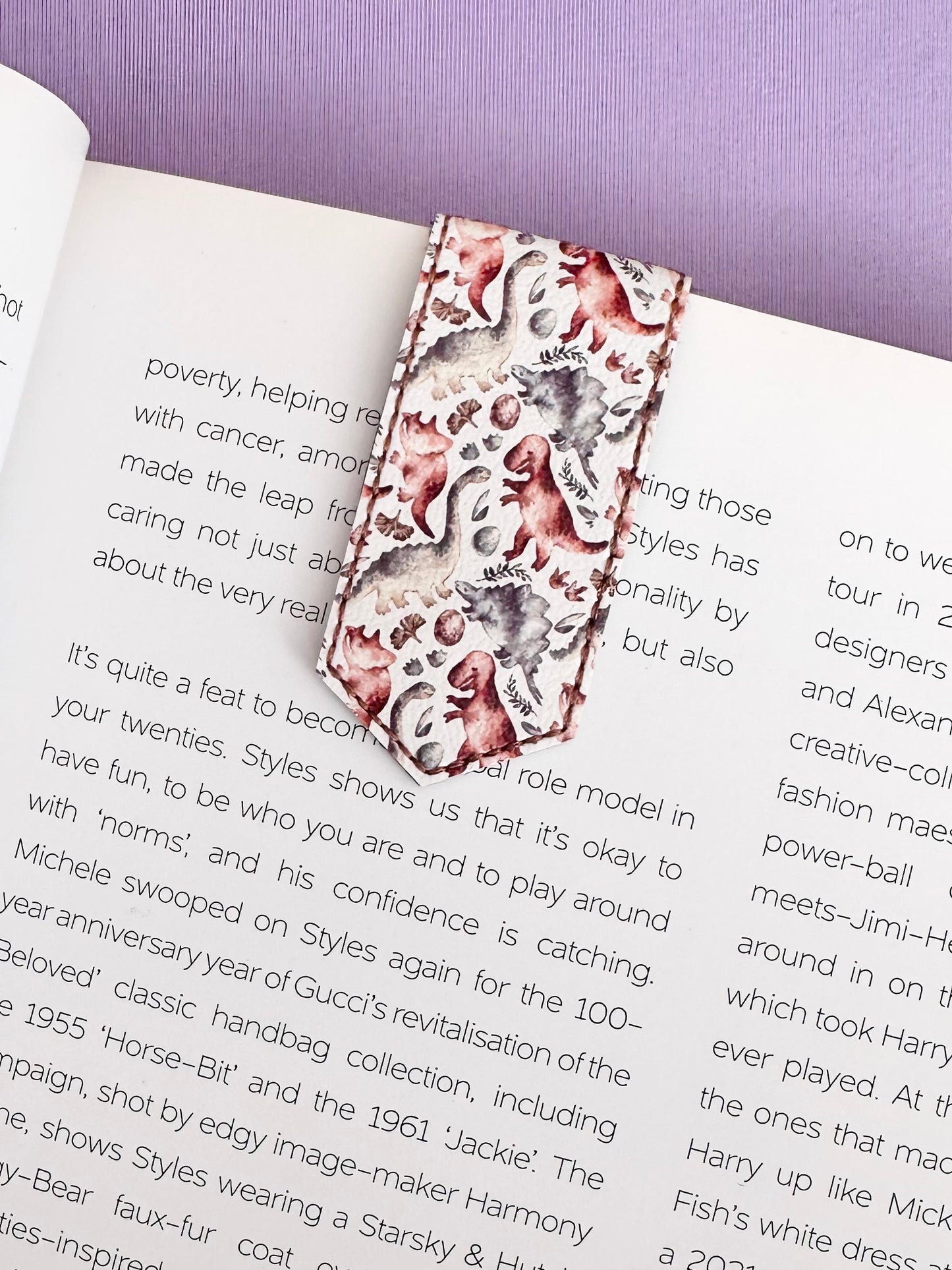 Dinosaur Magnetic Bookmark