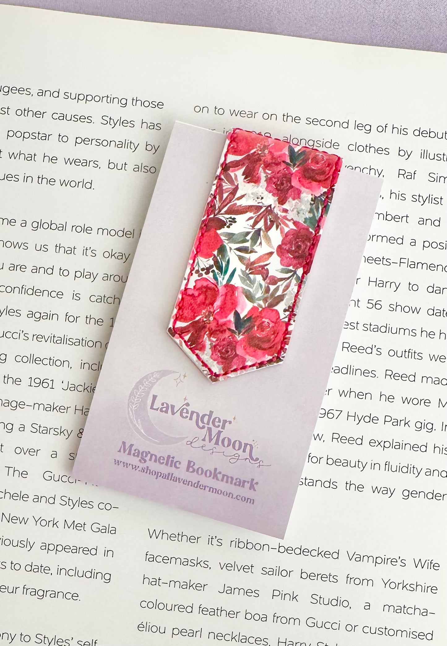 Crimson Harvest Magnetic Bookmark