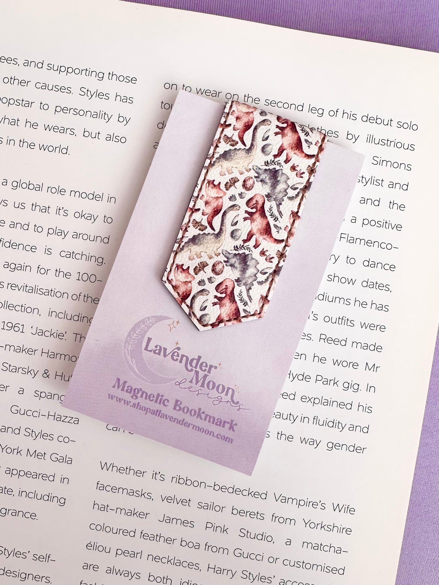 Dinosaur Magnetic Bookmark