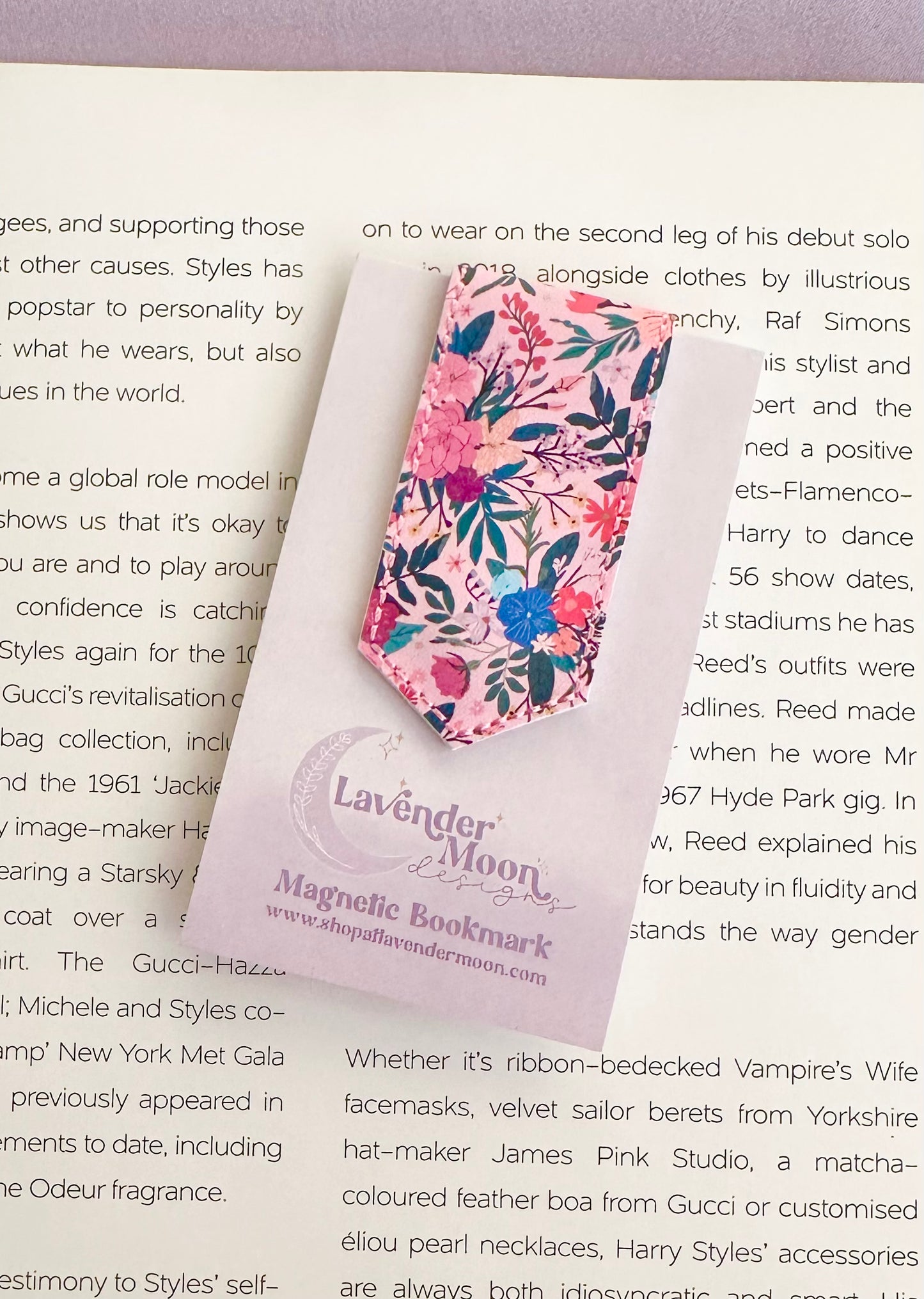 Spring Wildflowers Magnetic Bookmark