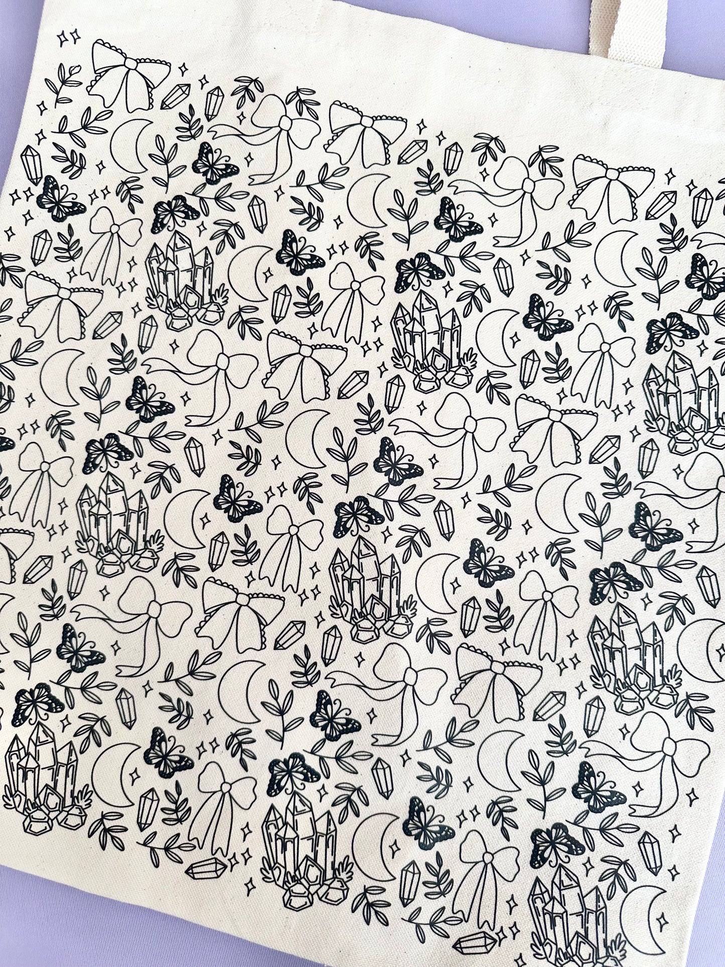 Crystal Doodles Tote Bag