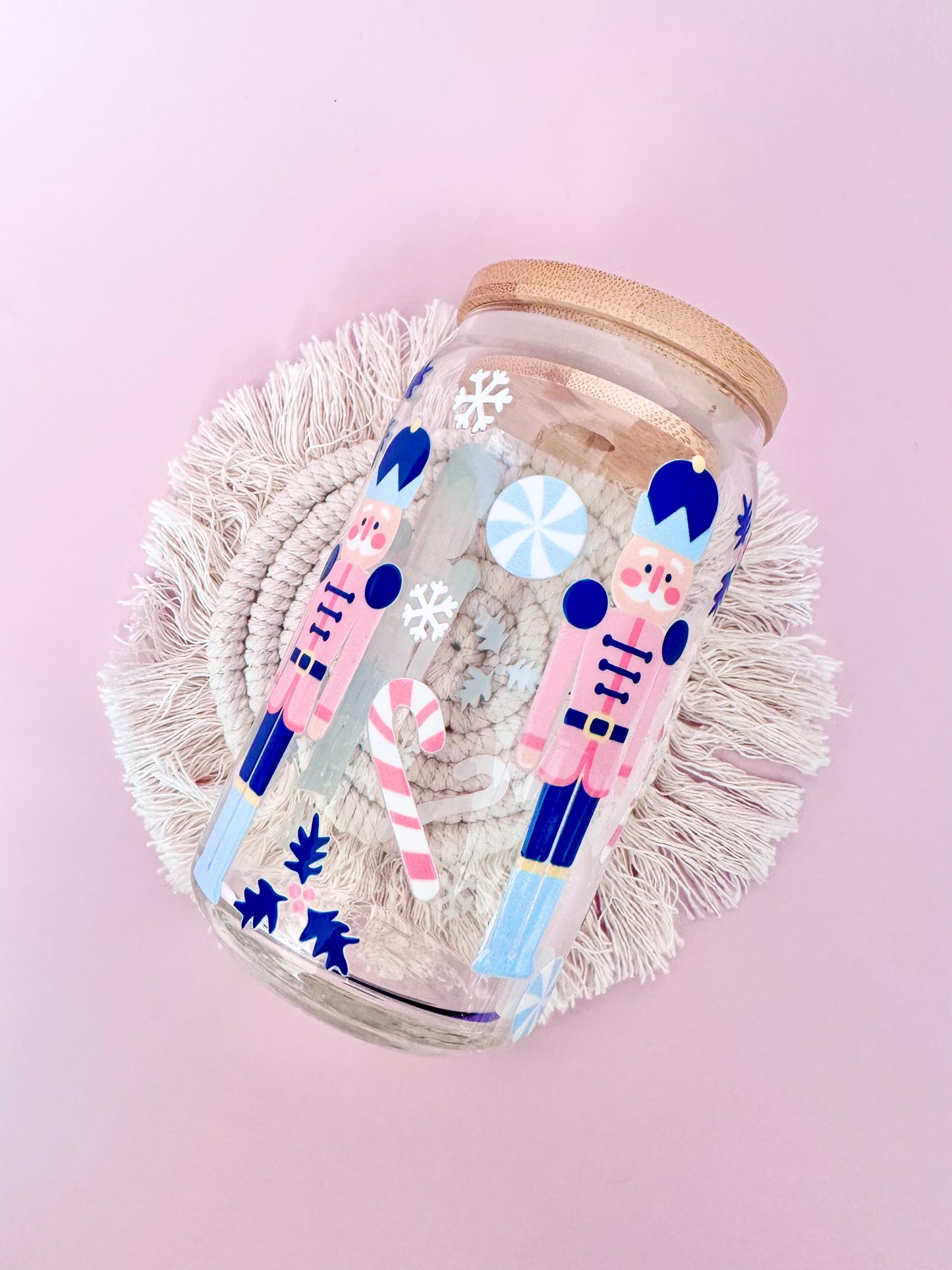 Nutcracker Glass Cup
