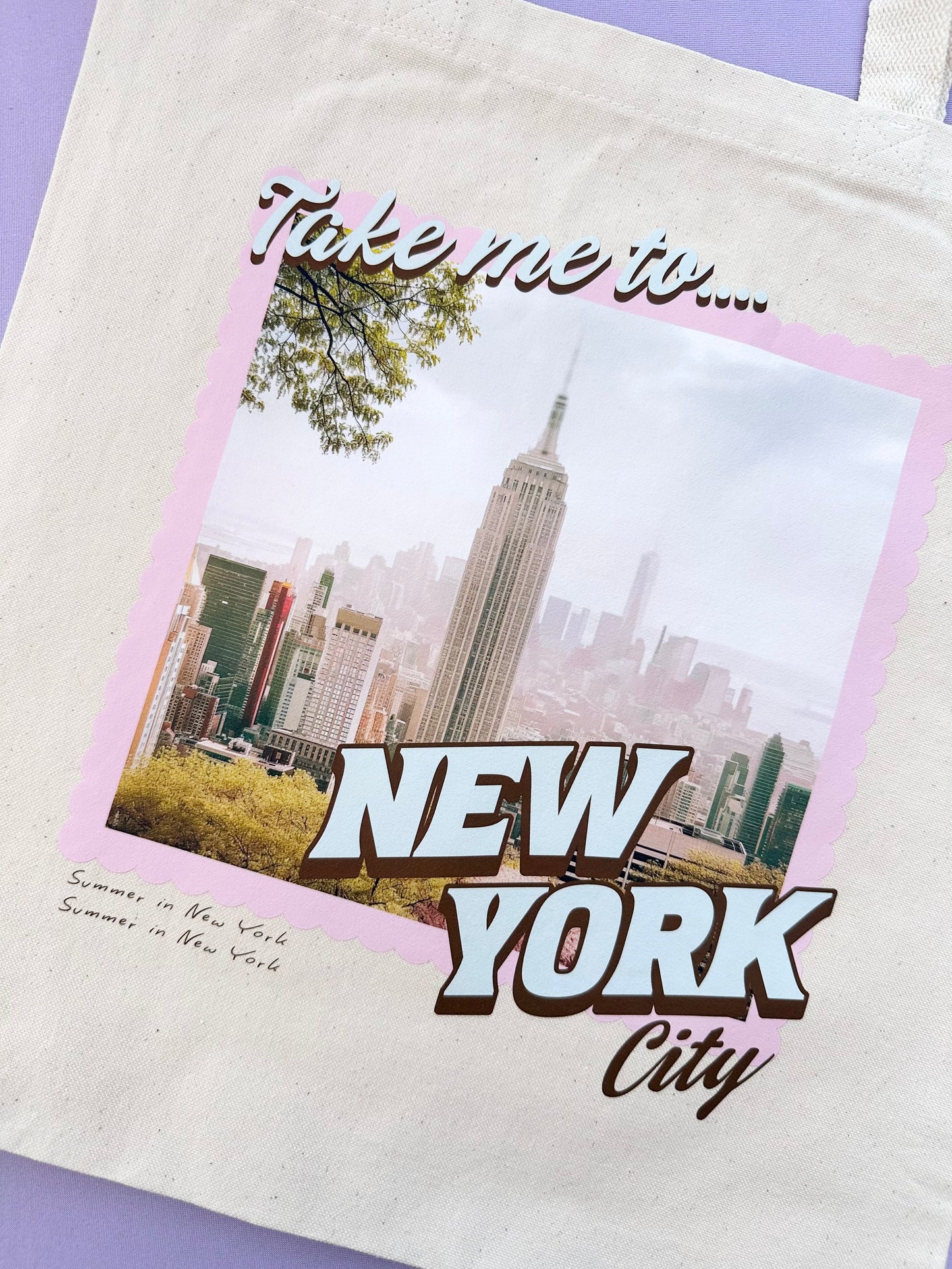Take Me to New York City Tote Bag