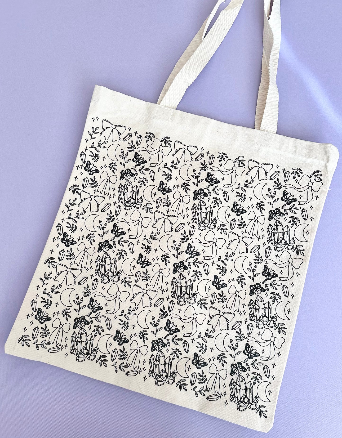 Crystal Doodles Tote Bag