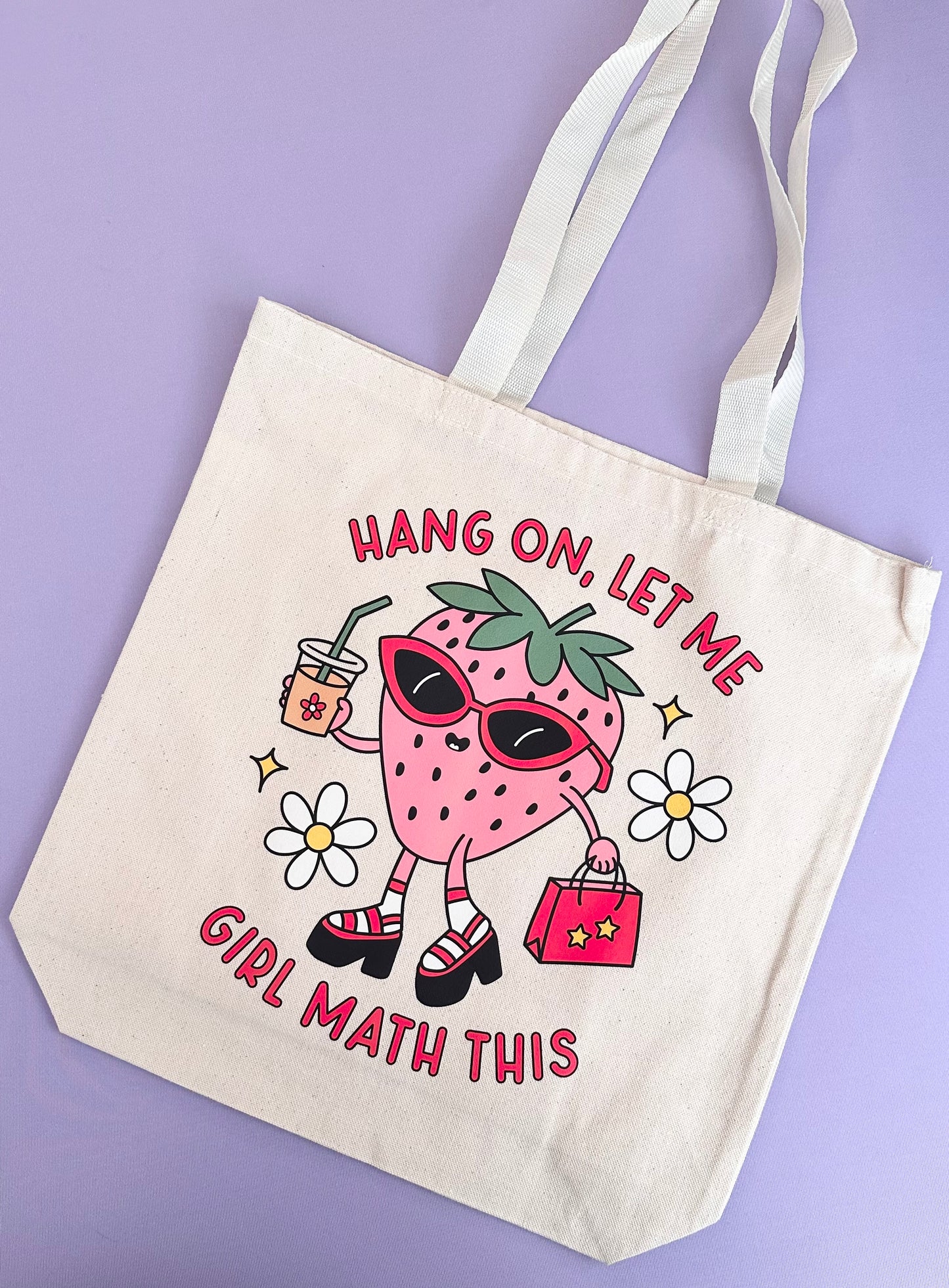 Hold On Let Me Girl Math This Tote Bag