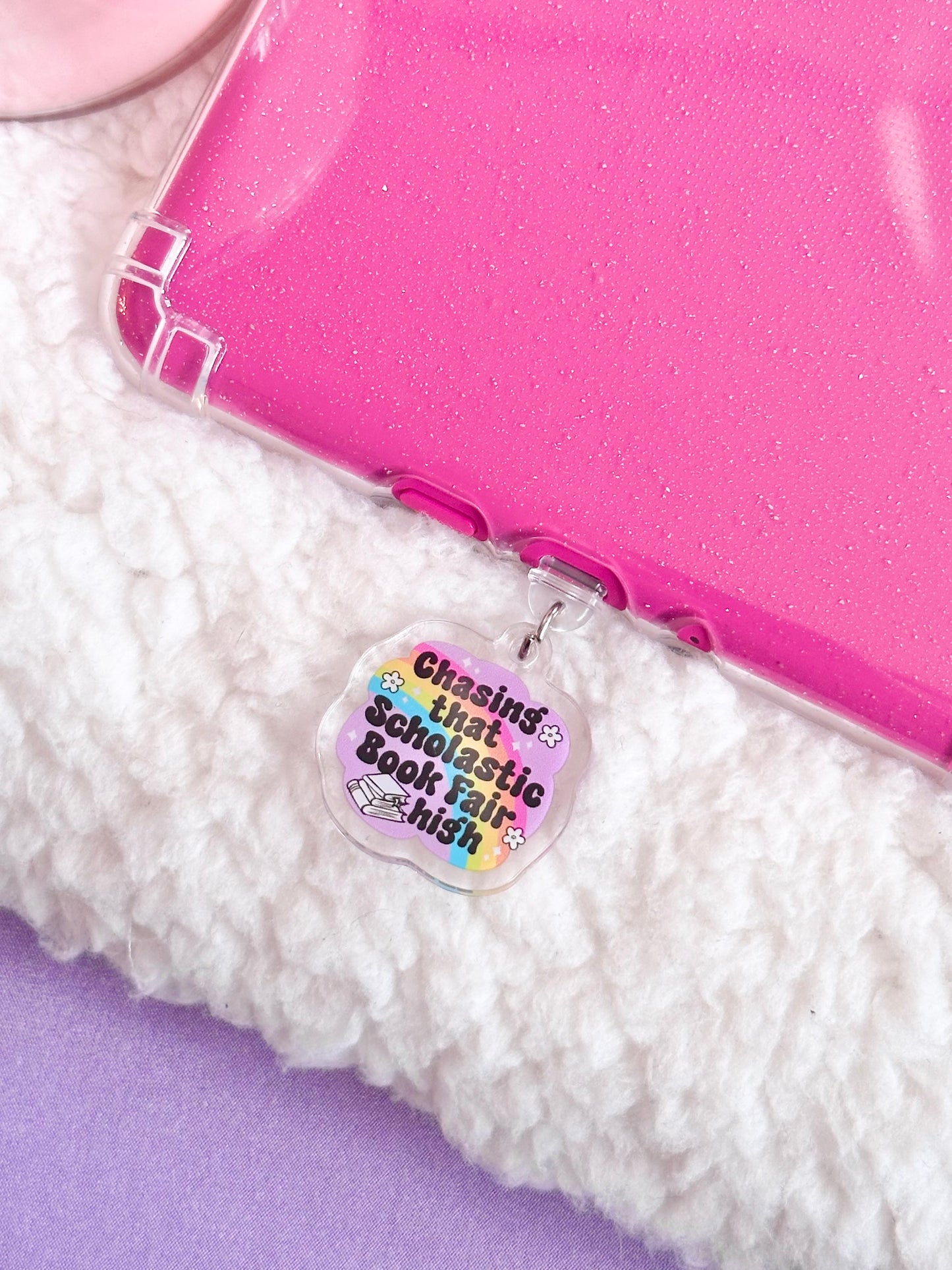 Chasing that Scholastic Book Fair High Acrylic e-Reader Charm