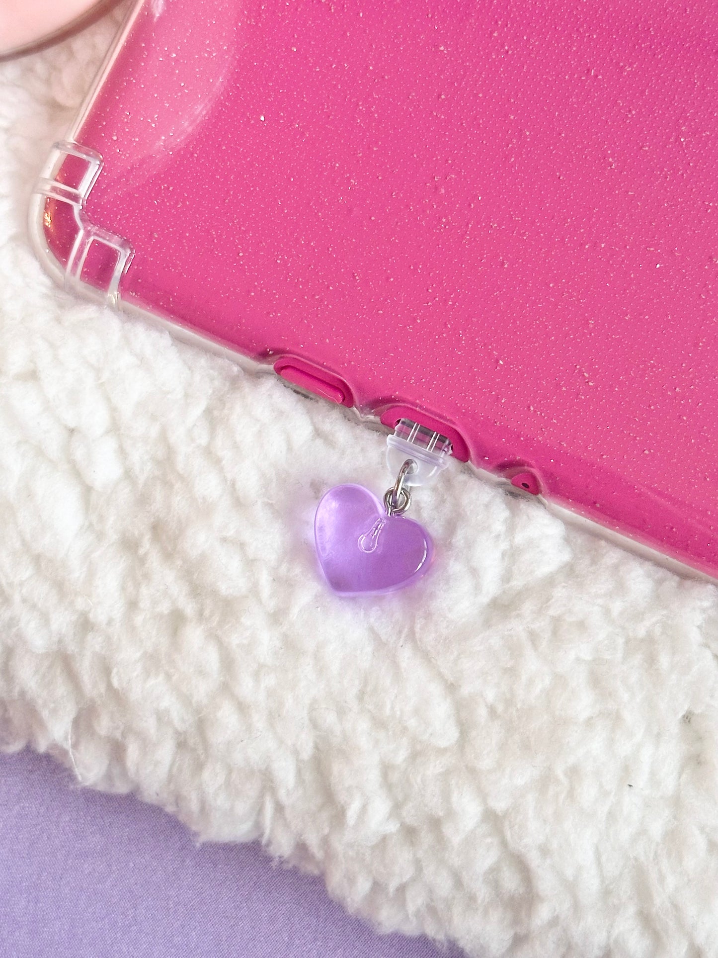 Purple Heart e-Reader Charm
