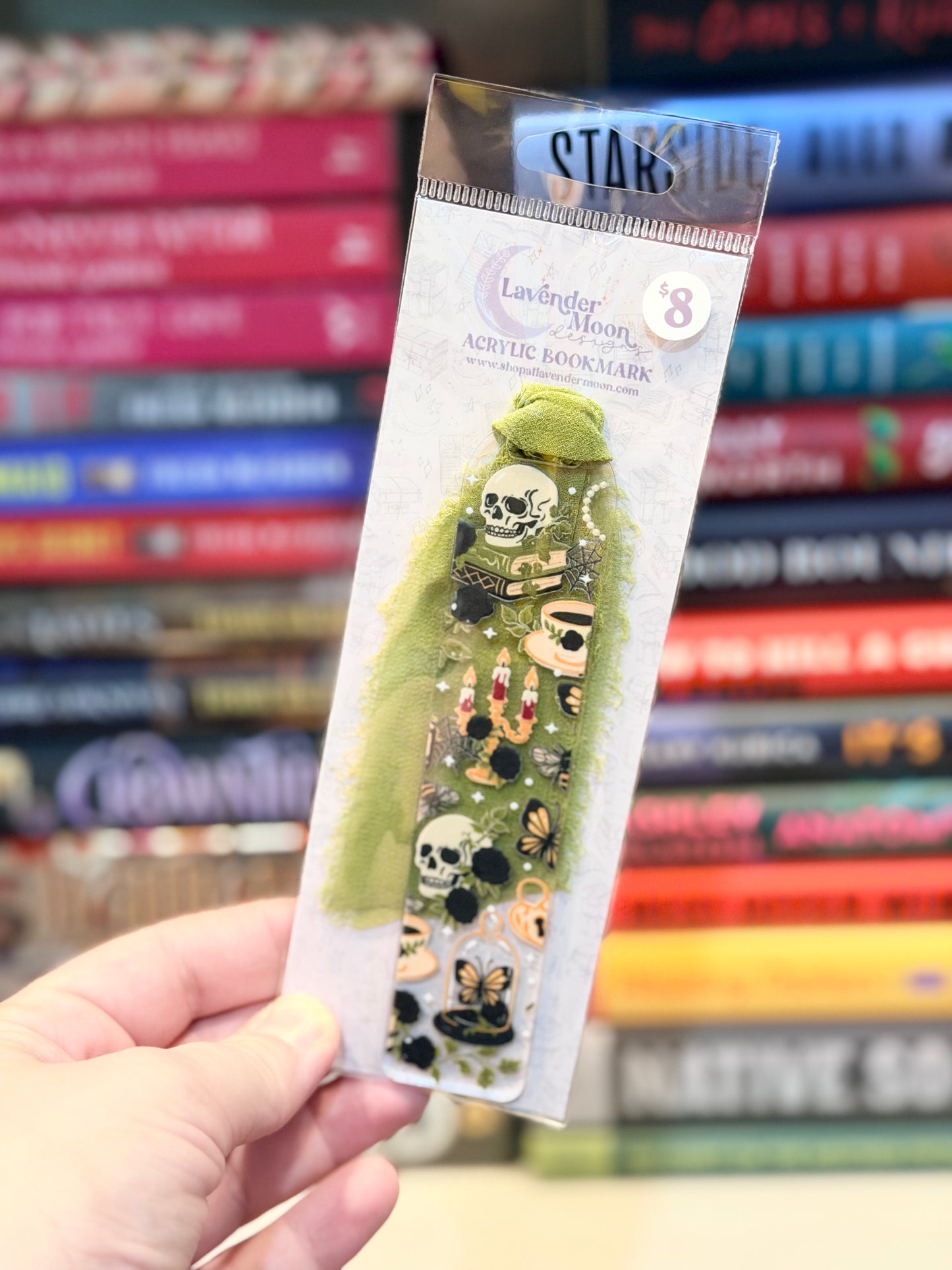 Dark Academia Acrylic Bookmark