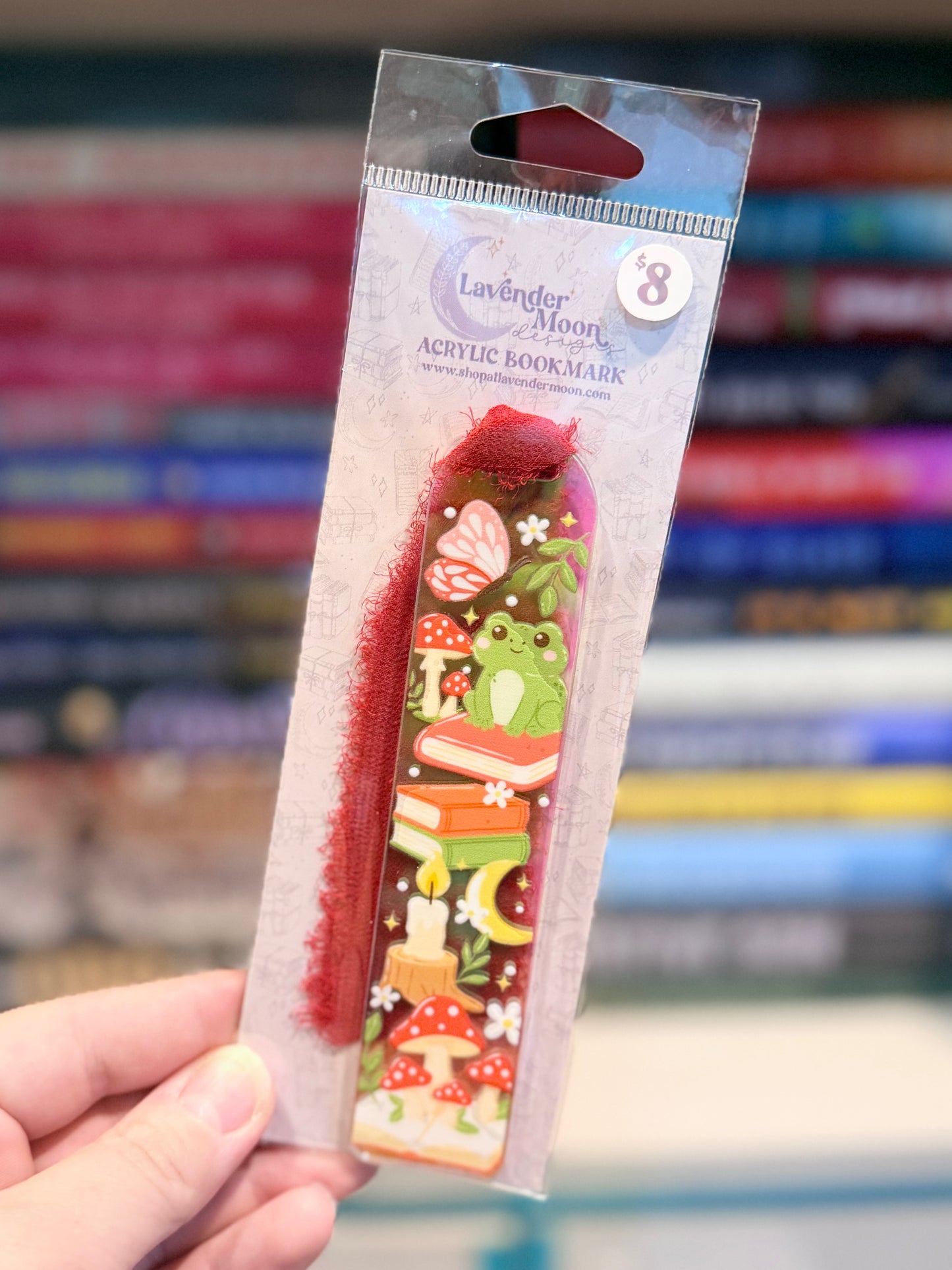 Woodland Book Club Iridescent Acrylic Bookmark