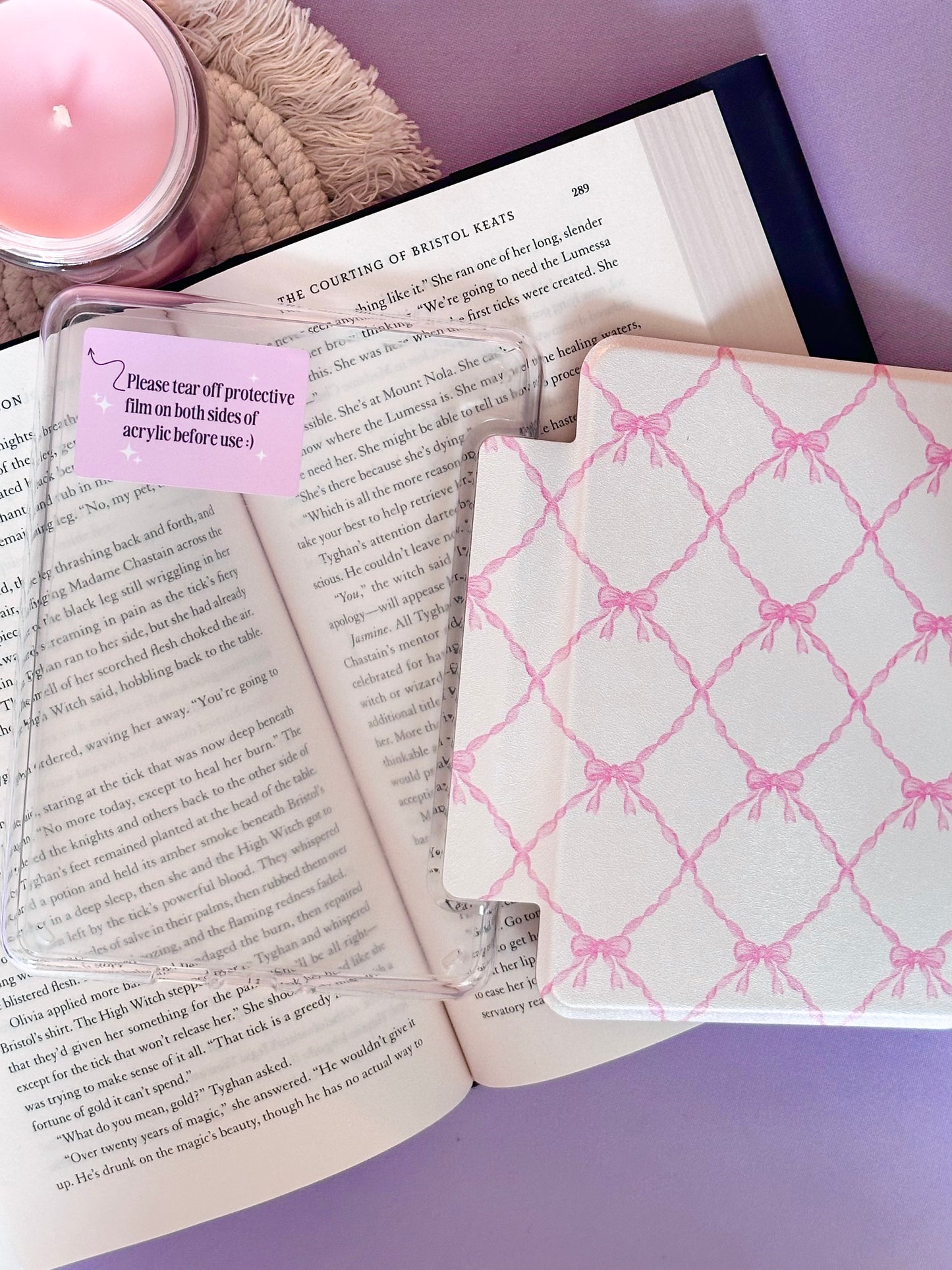 Coquette Pink Bows Kindle Case (7" - 12th Gen. Kindle & Colorsoft)