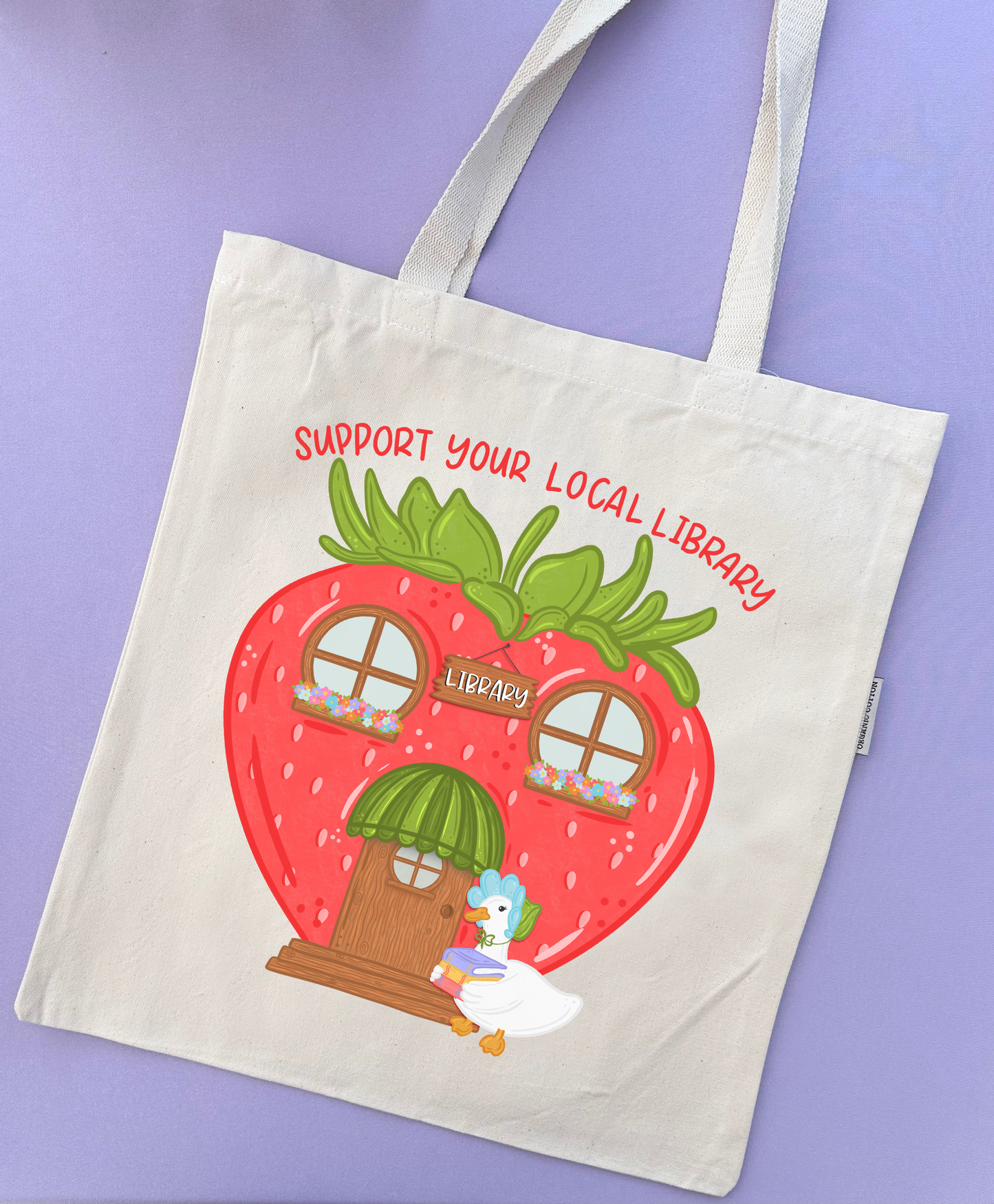 Support Your Local Library Tote Bag
