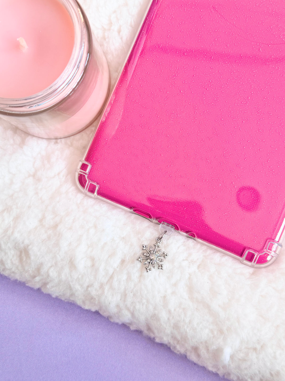 Charm Rosa Reader Snowflake e-Reader Charm – LavenderMoonDesigns