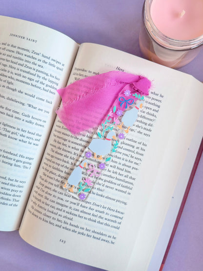 Pastel Ducks Acrylic Bookmark