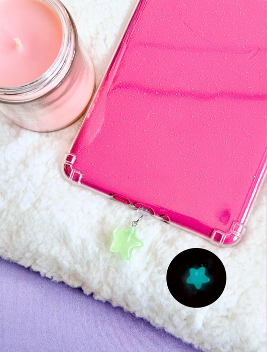 Glow in the Dark Green Star e-Reader Charm