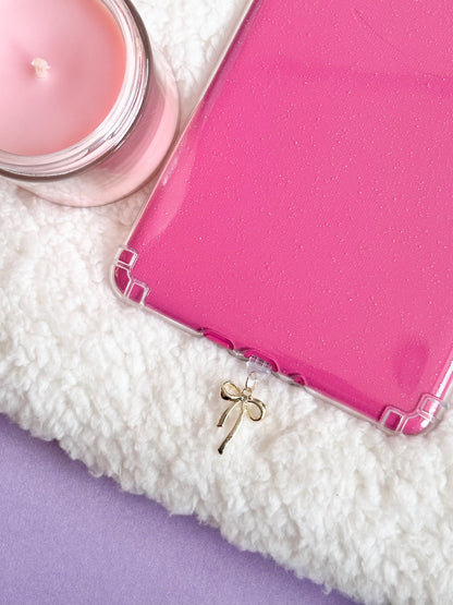 Gold Bow e-Reader Charm