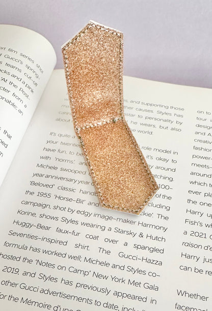 Beige Florals Magnetic Bookmark