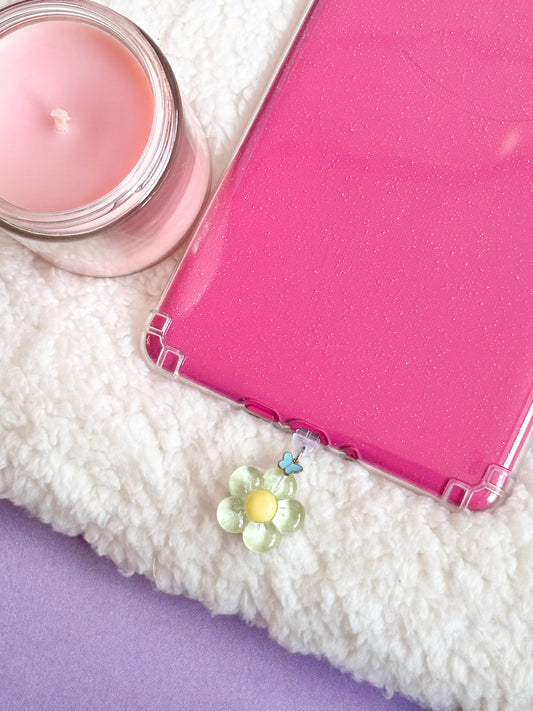 Green Daisy e-Reader Charm