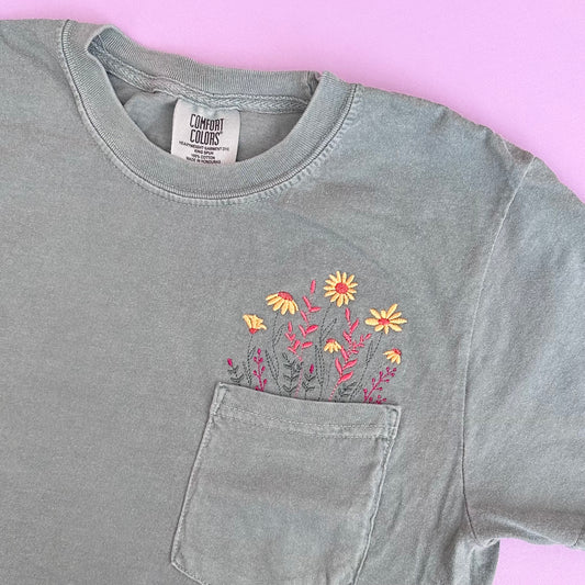 Sunflower Pocket T-shirt