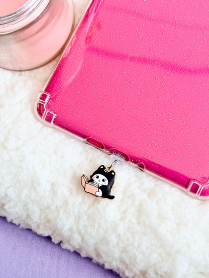 Cats Reading e-Reader Charm