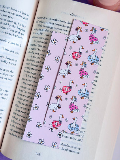 Summer Duckies Paper Bookmark