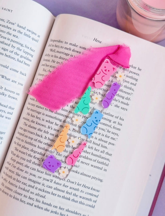 Gummy Bears Glitter Acrylic Bookmark