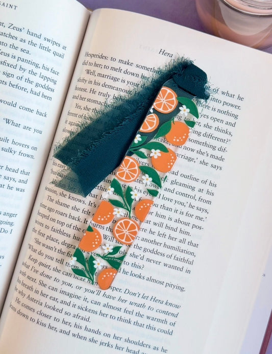 Oranges Acrylic Bookmark