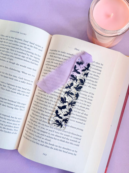Dragons Glitter Acrylic Bookmark