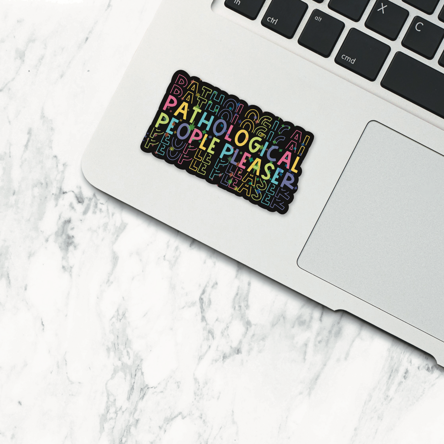 Glitter 'Pathological People Pleaser' Sticker