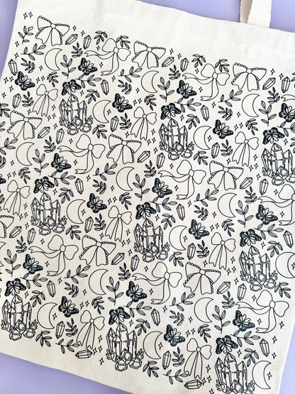 Crystal Doodles Tote Bag