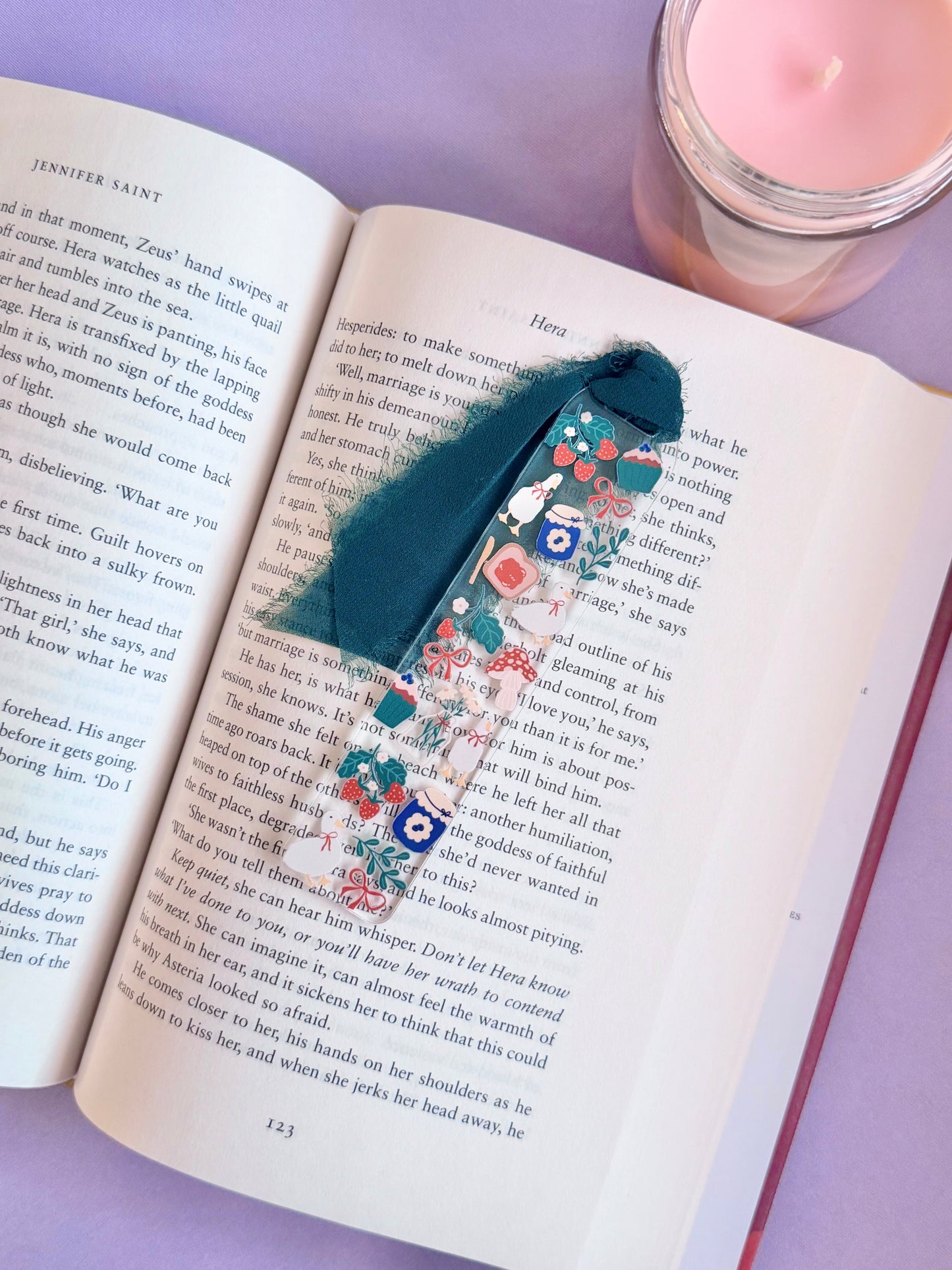 Cottage Core Ducks Acrylic Bookmark