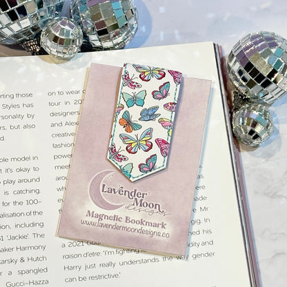 Blue Butterflies Magnetic Bookmark