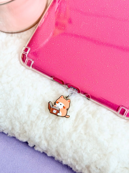 Cats Reading e-Reader Charm