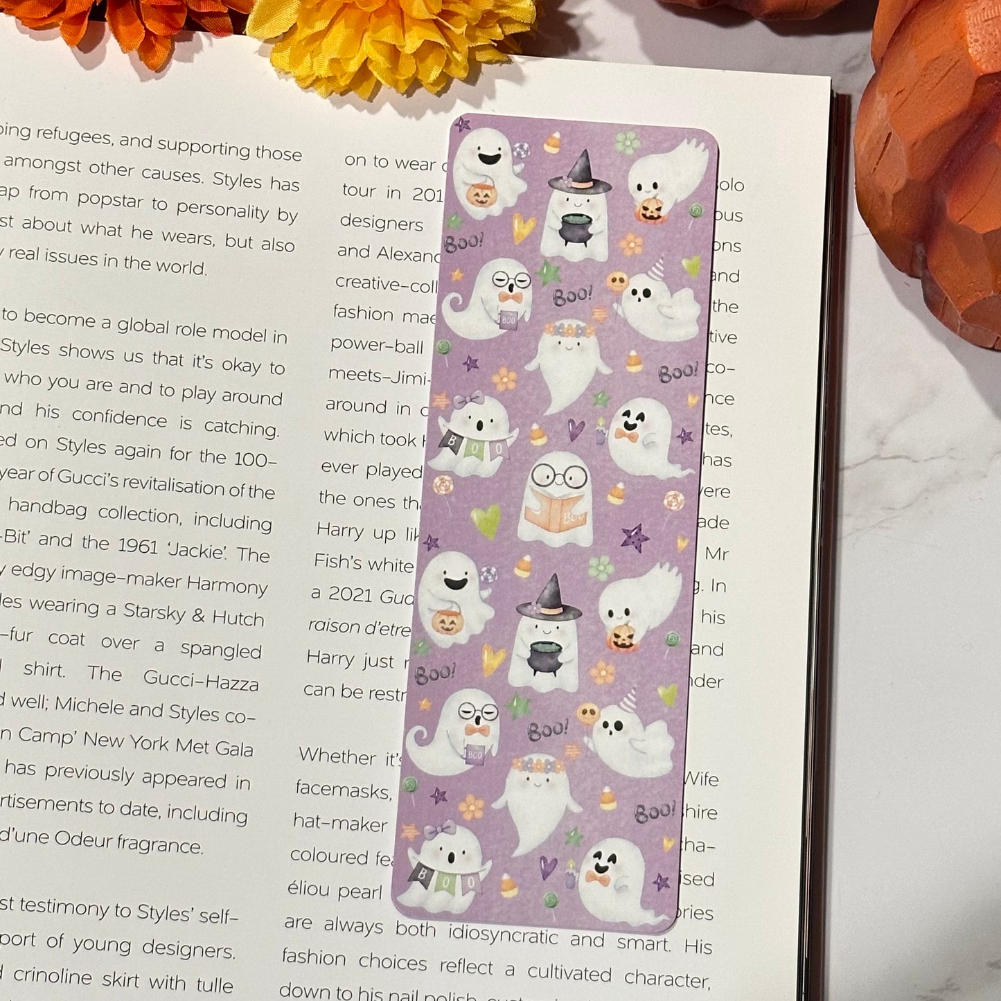 Spooky Cute Ghosts Bookmark