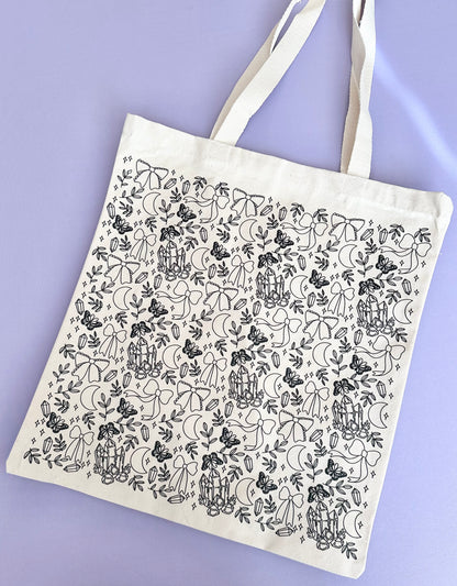 Crystal Doodles Tote Bag