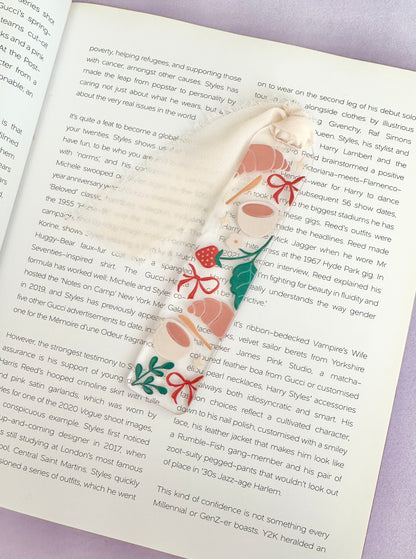 Coffee & Croissants Acrylic Bookmark