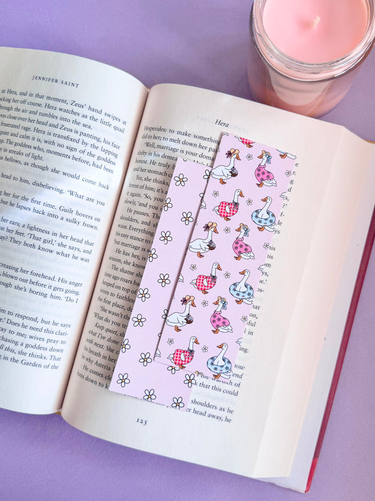 Summer Duckies Paper Bookmark