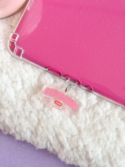Bookworm Club Acrylic e-Reader Charm