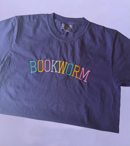Navy Bookworm T-shirt