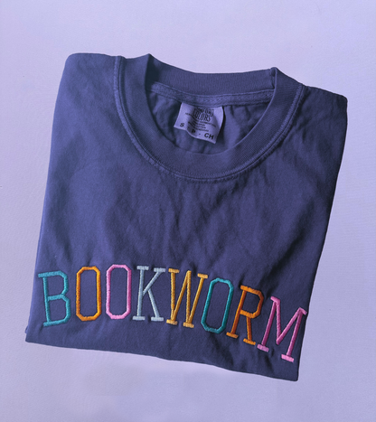 Navy Bookworm T-shirt