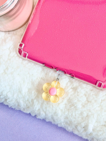 Yellow Daisy e-Reader Charm