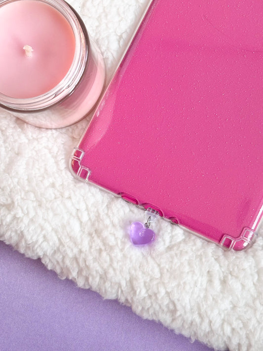 Purple Heart e-Reader Charm