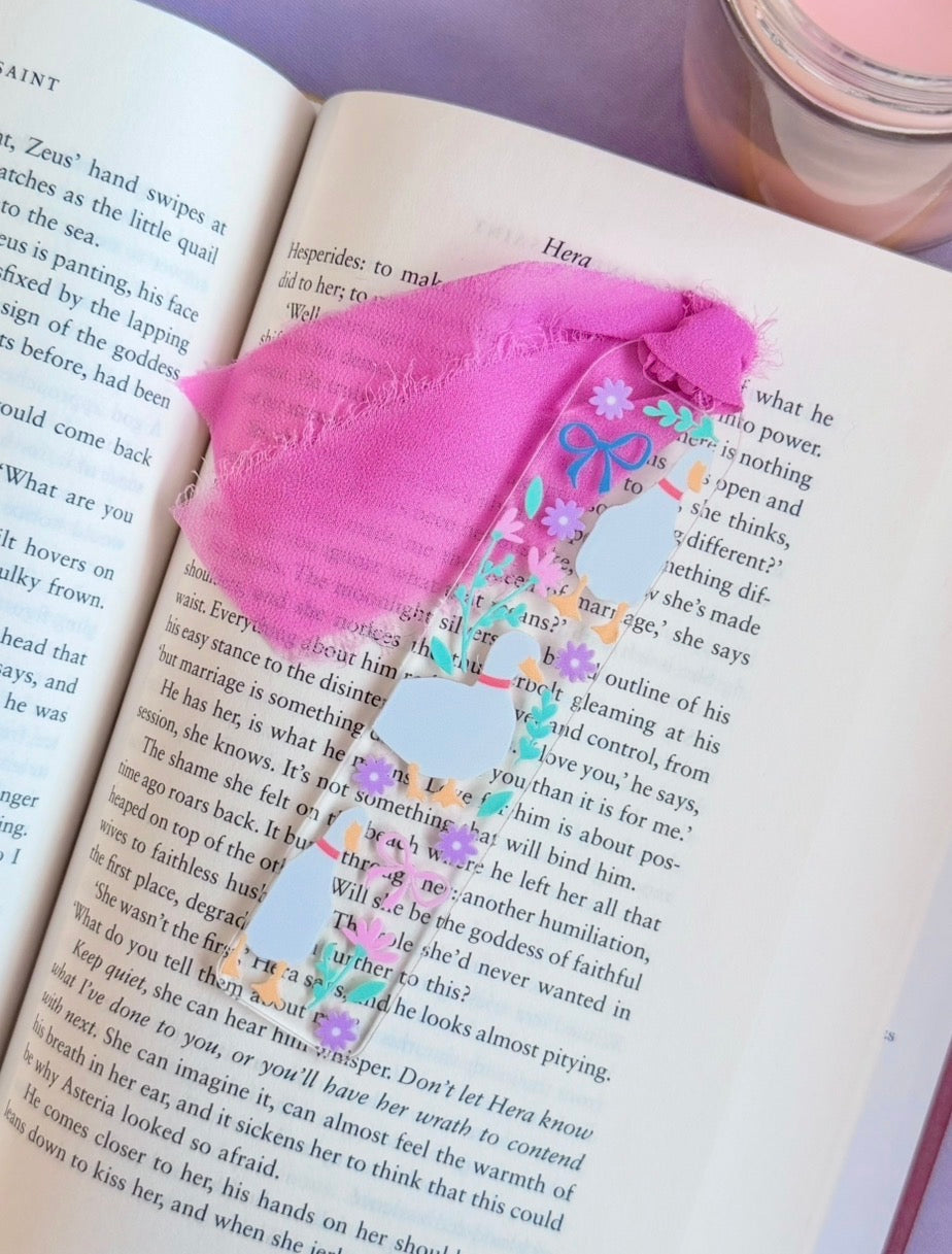 Pastel Ducks Acrylic Bookmark