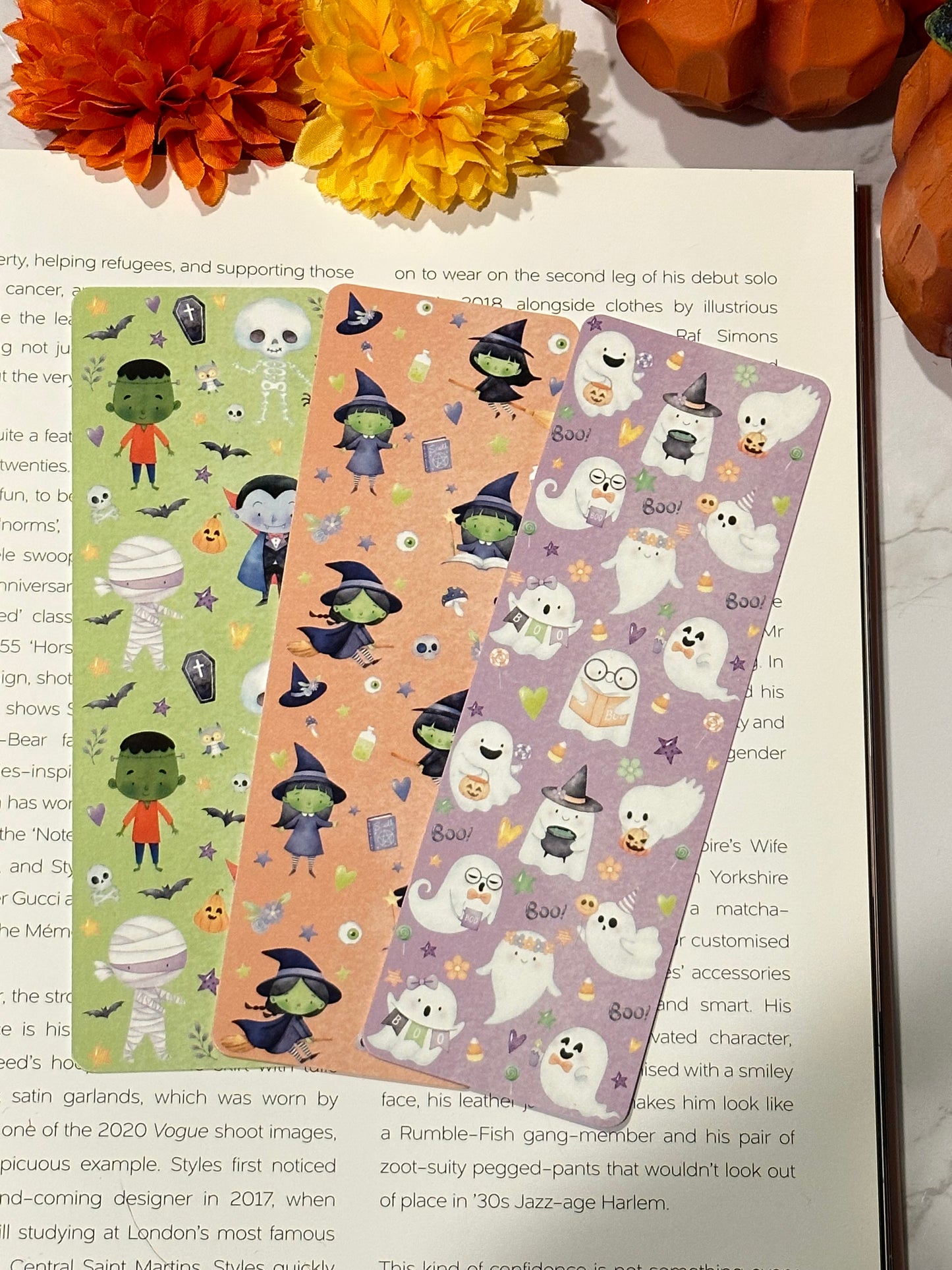 Halloween Bookmark Set