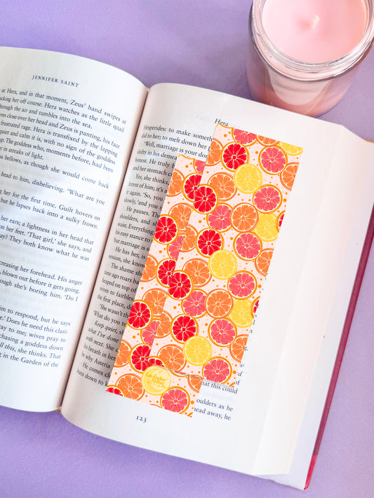 Citrus Paper Bookmark